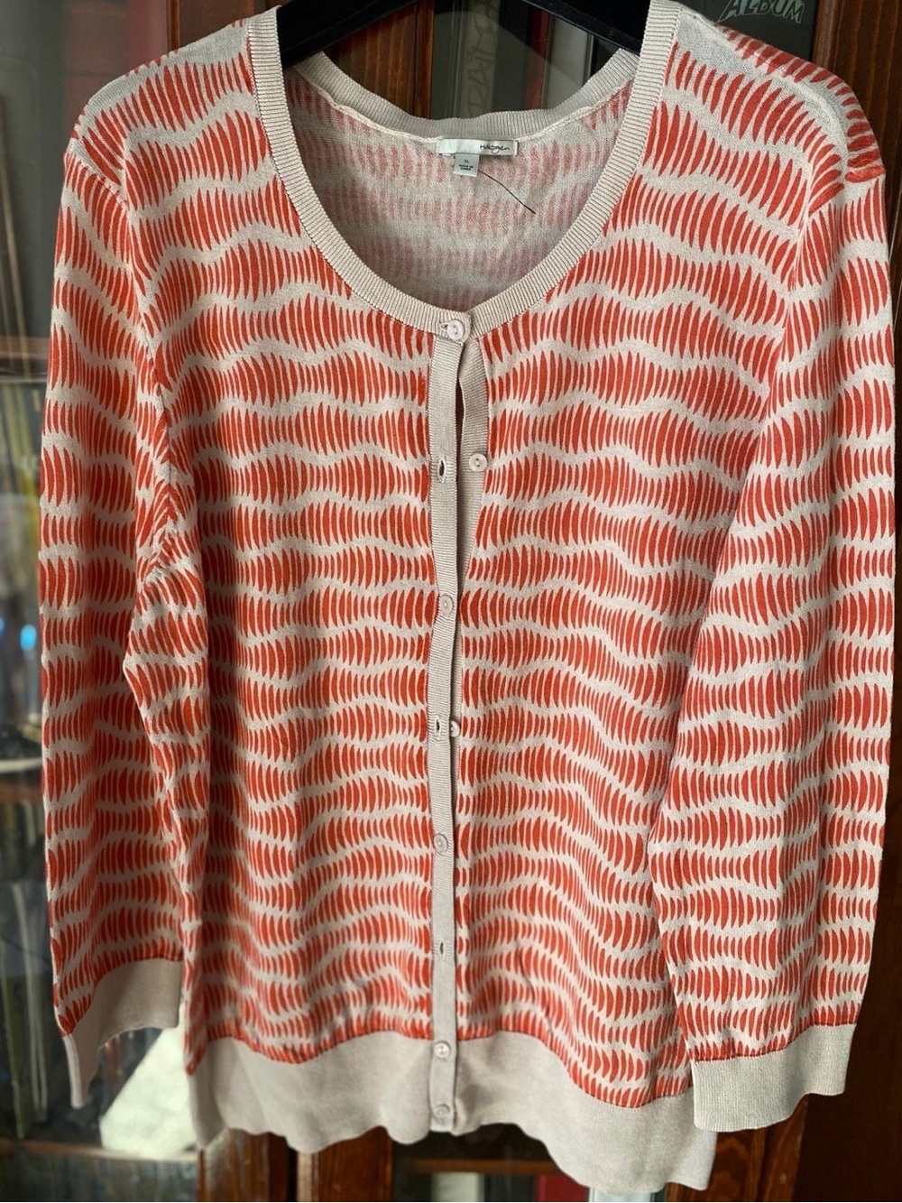 Halogen 100% Cotton Women’s Cardigan Size XL - Picture 3 of 16